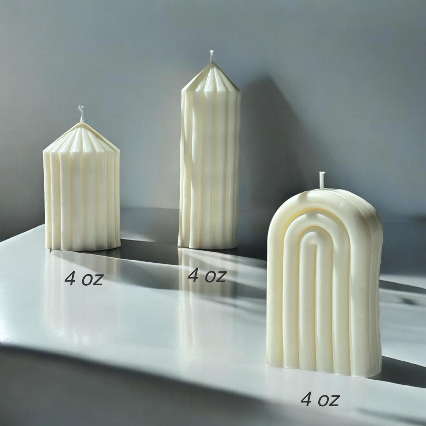 Set of 3 Pillar Candles.