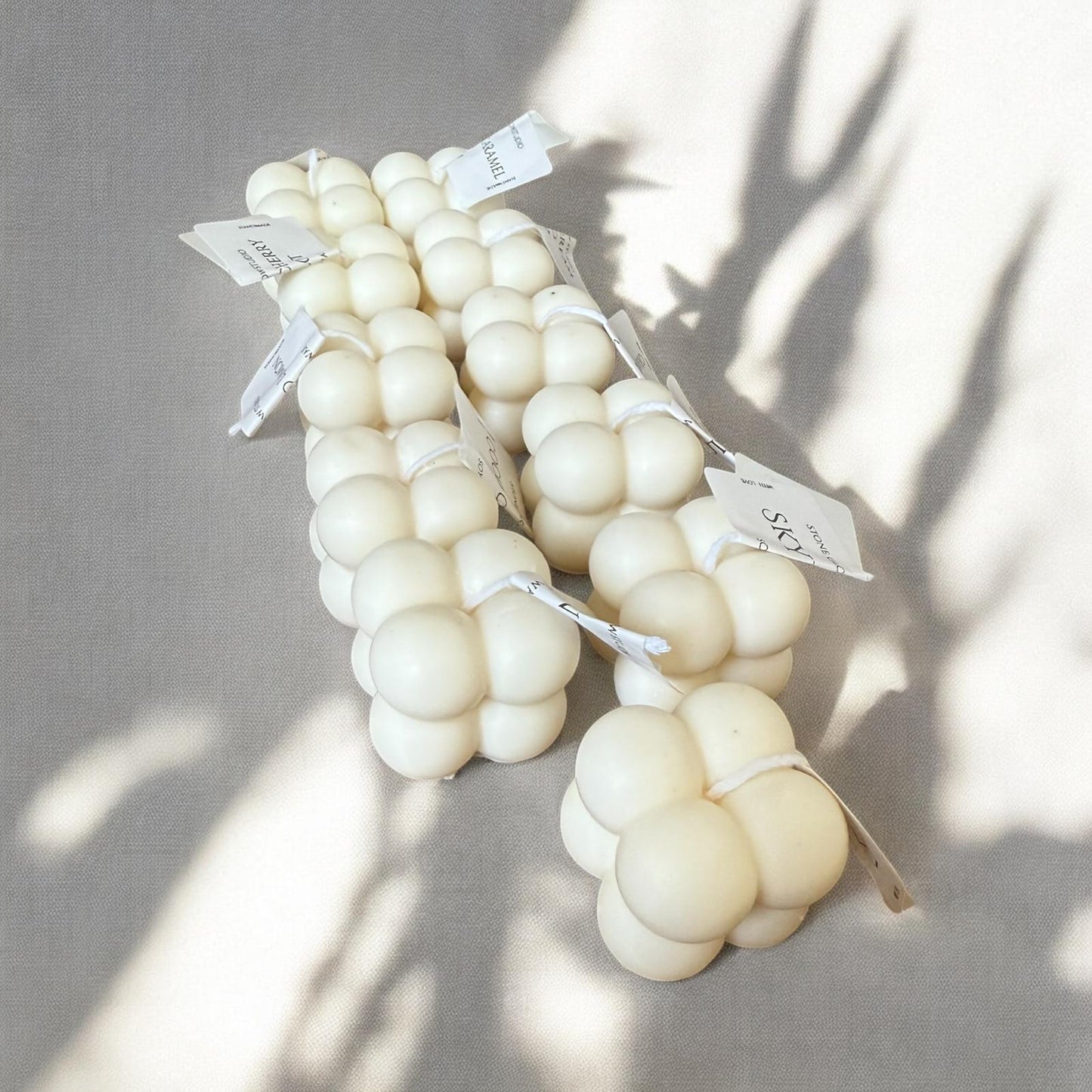Samples of Our 11 Scents, Pillar Cubes, Organic Soy Wax.