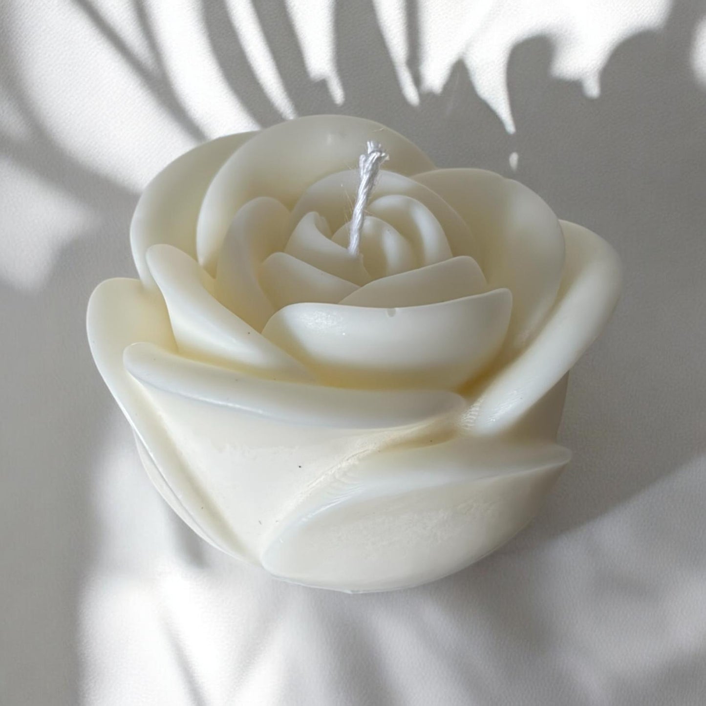 Pillar Rose Scented Candle, Organic Soy Wax, Decorative Candle.