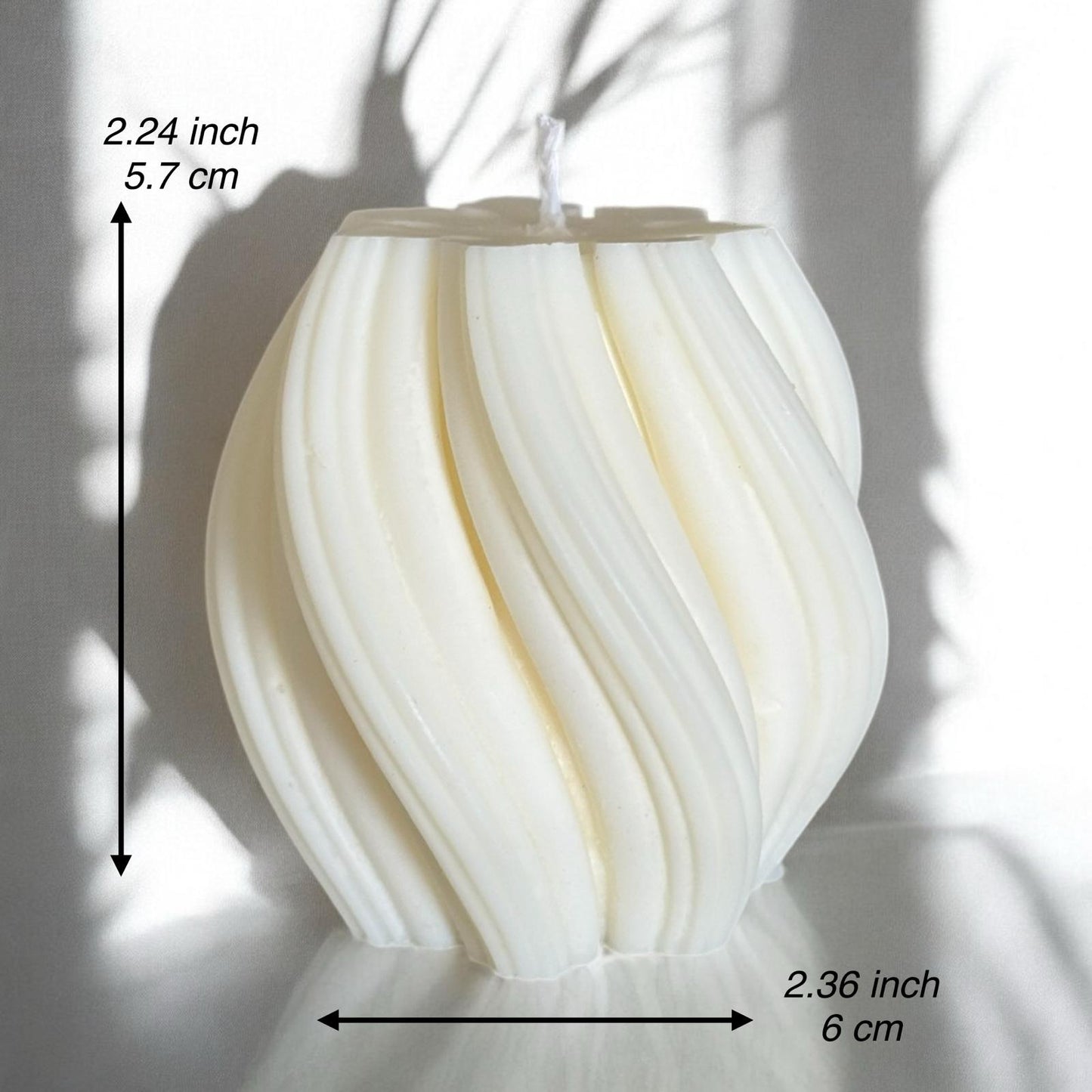 Pillar Scented Candle, Organic Soy Wax, Decorative Candle.