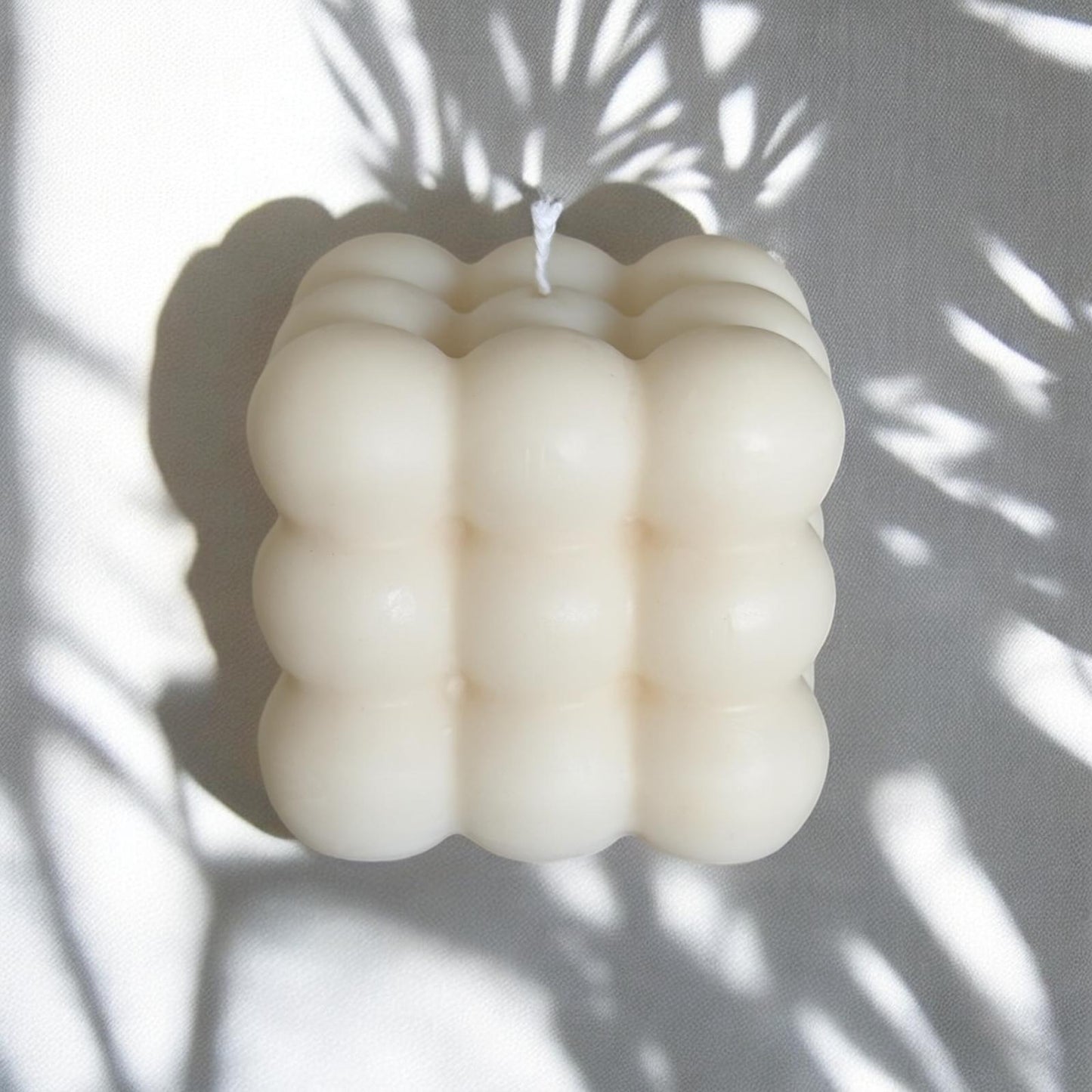 Pillar Cube Scented Candle, Organic Soy Wax, Decorative Candle.