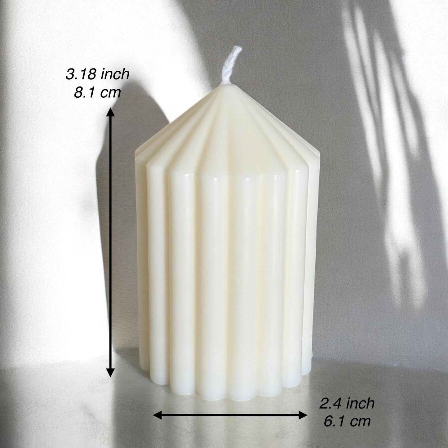 Pillar Scented Candle, Organic Soy Wax, Decorative Candle.