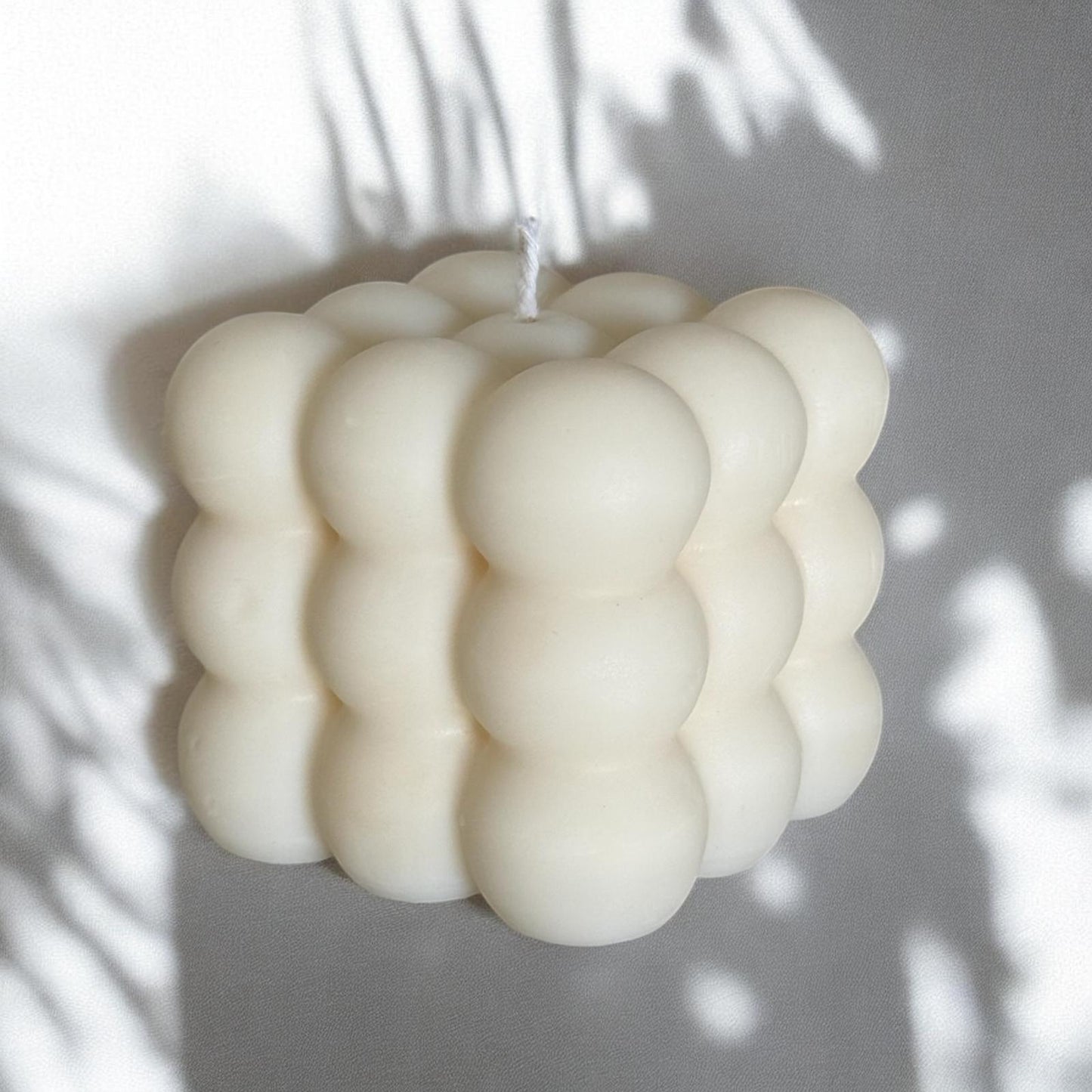 Pillar Cube Scented Candle, Organic Soy Wax, Decorative Candle.