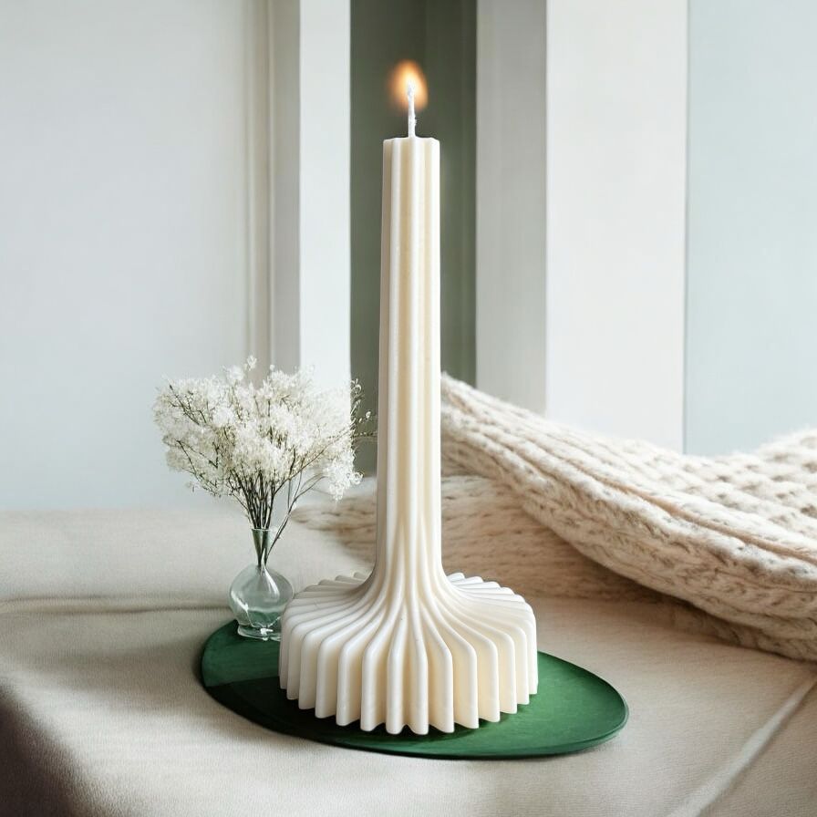 Elegant Taper Candle, Soy Wax, Elegant Dinner Candle