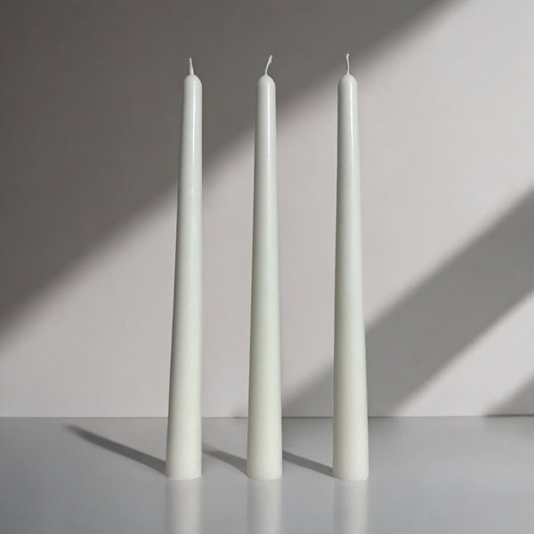 Taper Candles, Set of 3.