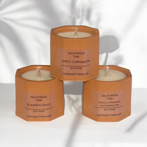Halloween Set of 3 Small Candles.