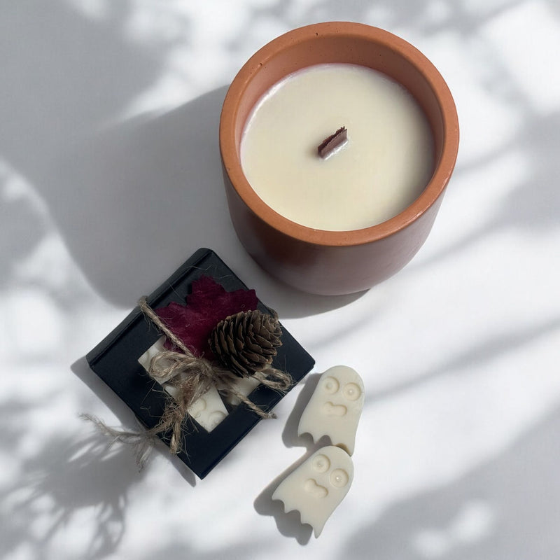 Classic Orange Candle Ghosts.