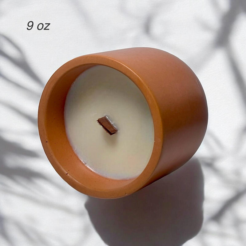  Orange Concrete Jar.