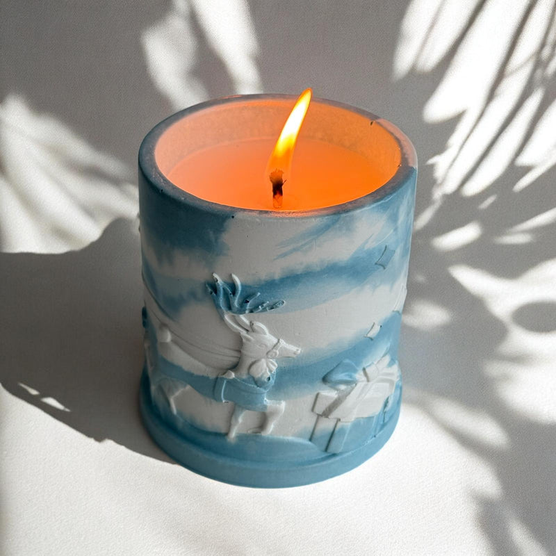 Coconut Apricot Luxury Wax, Handmade Candle.