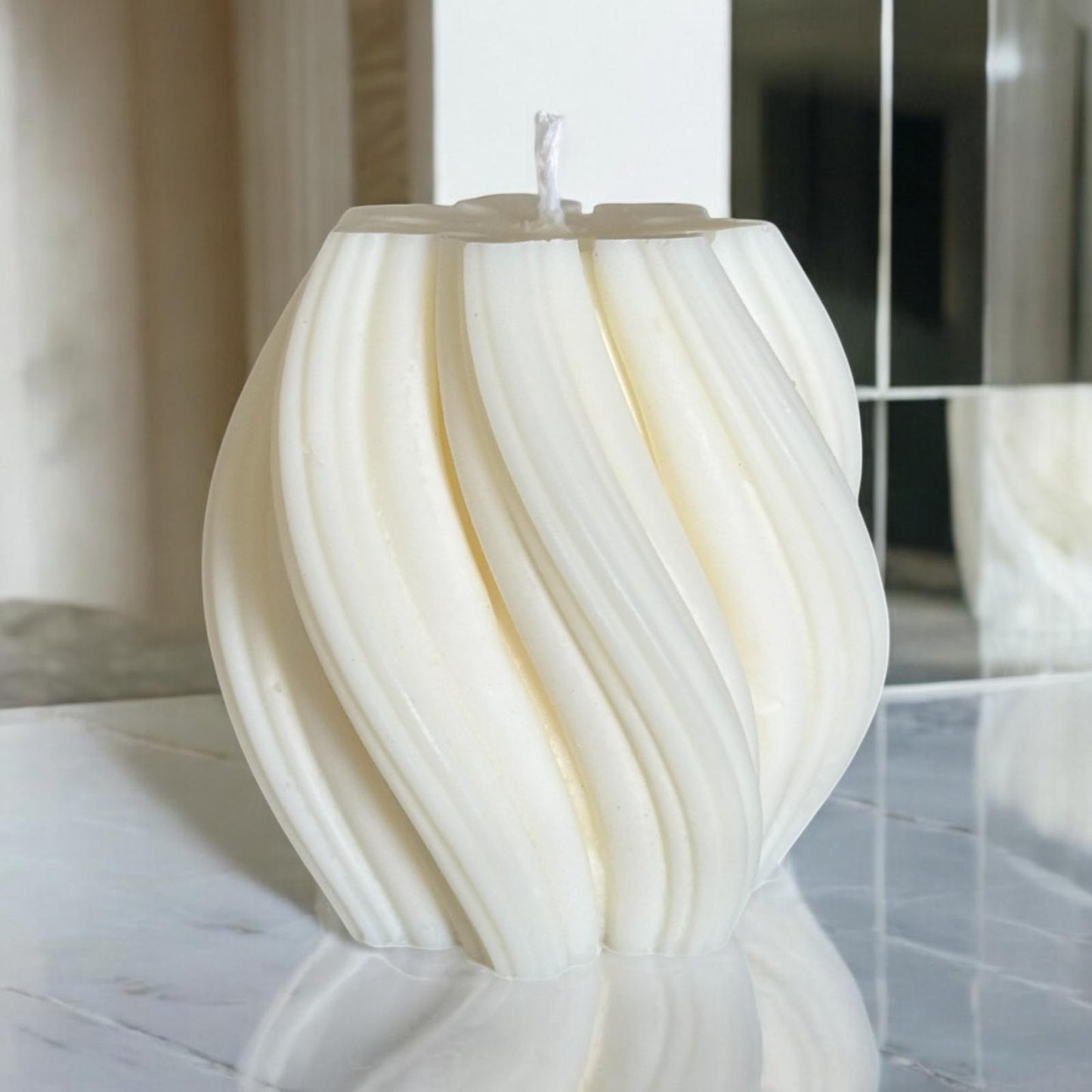 Pillar Scented Candle, Organic Soy Wax, Decorative Candle.