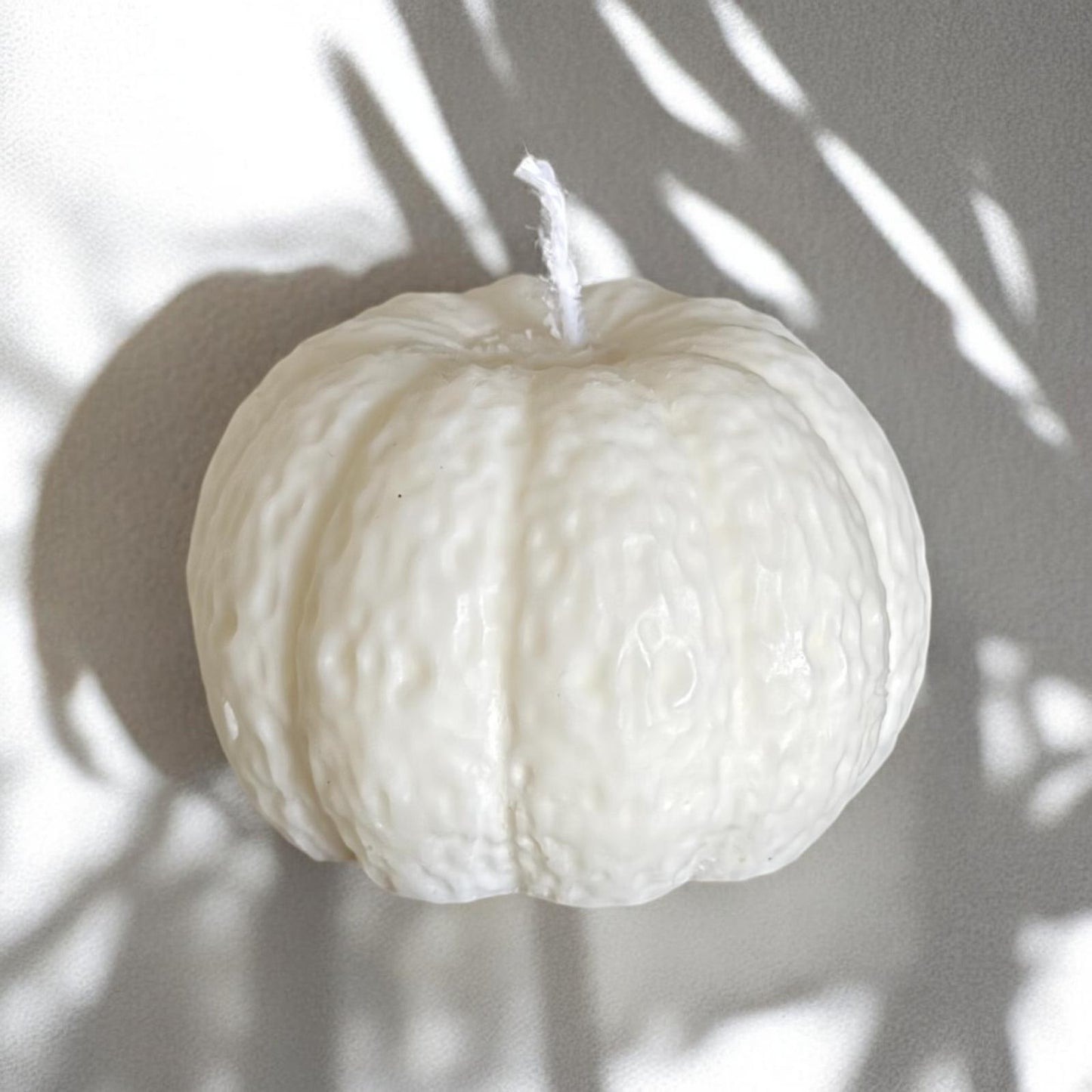 Pillar Pumpkin Scented Candle, Organic Soy Wax, Decorative Candle.