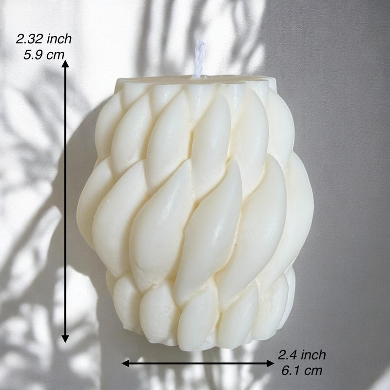Pillar Scented Candle, Organic Soy Wax, Decorative Candle.
