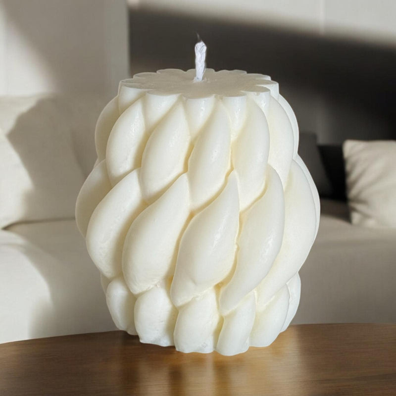Pillar Scented Candle, Organic Soy Wax, Decorative Candle.
