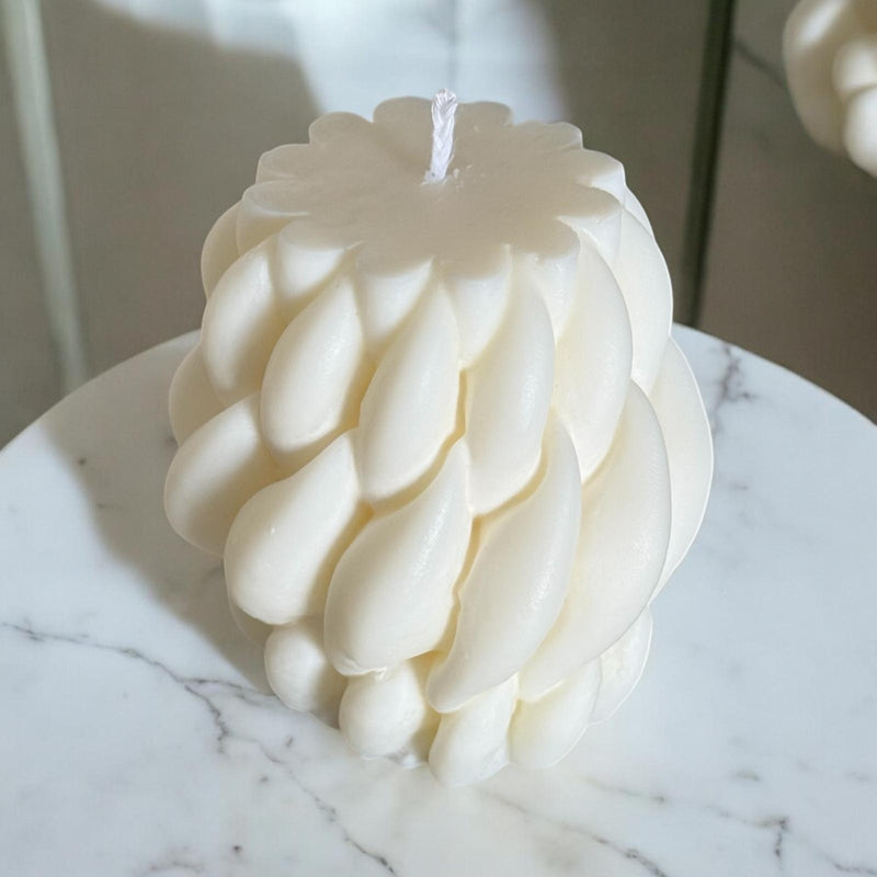 Pillar Scented Candle, Organic Soy Wax, Decorative Candle.