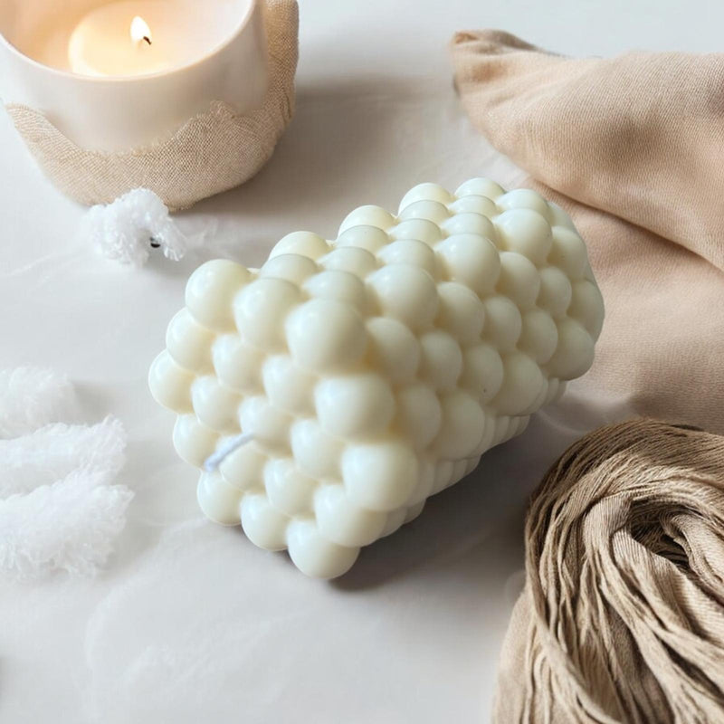 Pillar Scented Candle, Organic Soy Wax, Decorative Candle.