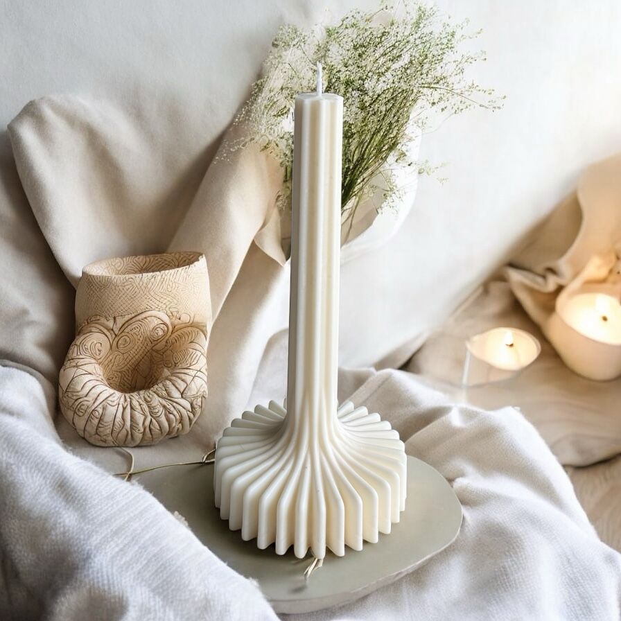 Elegant Taper Candle, Soy Wax, Elegant Dinner Candle