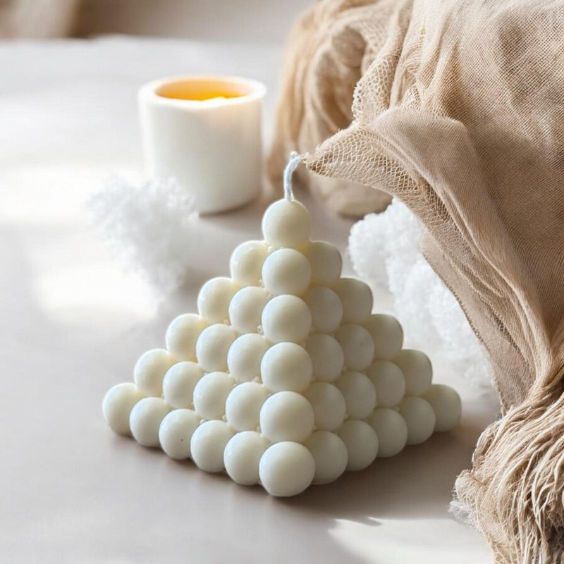 Pillar Scented Candle, Organic Soy Wax, Decorative Candle.