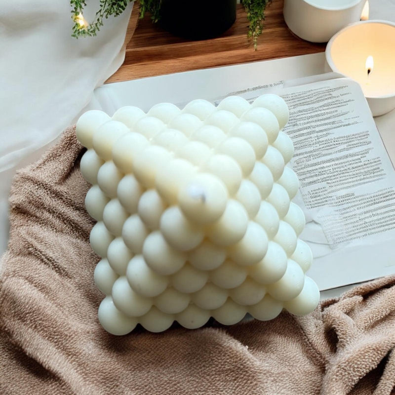 Pillar Scented Candle, Organic Soy Wax, Decorative Candle.