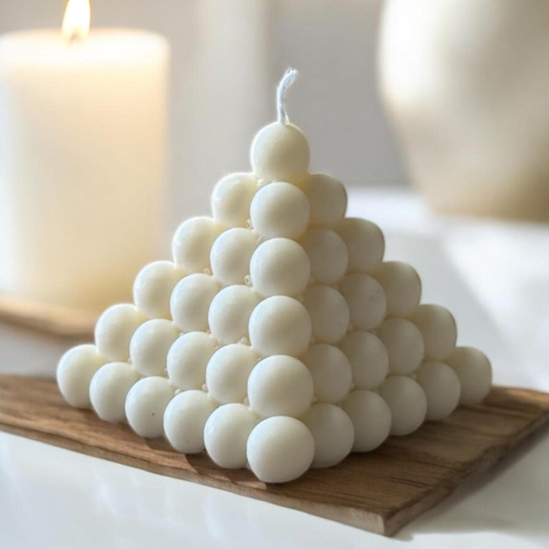 Pillar Scented Candle, Organic Soy Wax, Decorative Candle.